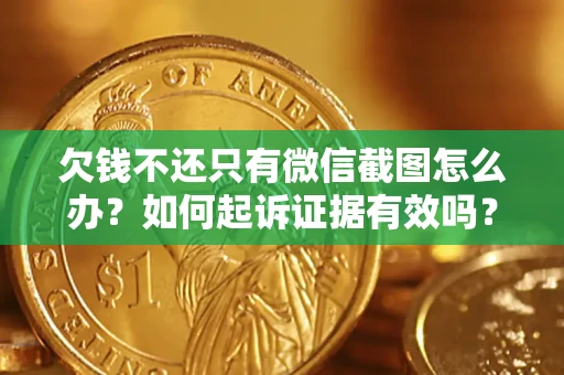 济南欠钱不还只有微信截图怎么办？如何起诉证据有效吗？