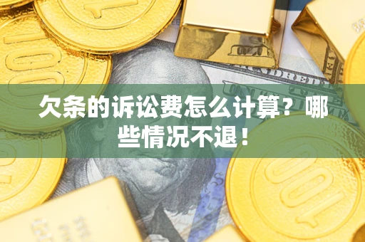 济南欠条的诉讼费怎么计算?哪些情况不退! 济南欠条的诉讼费怎么计算?哪些情况不退!