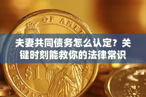 济南夫妻共同债务怎么认定？关键时刻能救你的法律常识