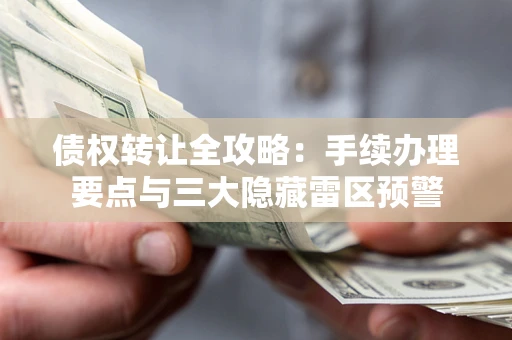 济南债权转让全攻略：手续办理要点与三大隐藏雷区预警